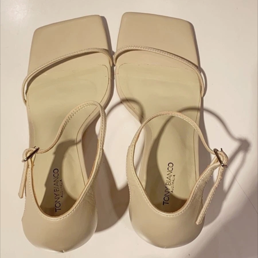 Tony Bianco Cream Heels - Picture 3 of 12
